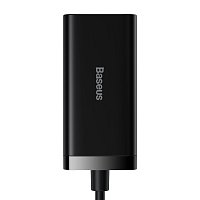 Baseus Rychlonabíječka do sítě GaN3, 2x USB-A, 2x USB-C 100W černá