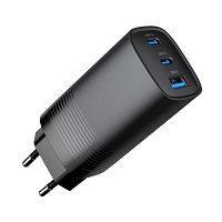 GEMBIRD PD nabíječka 1xUSB-A 2xUSB-C  65W černá