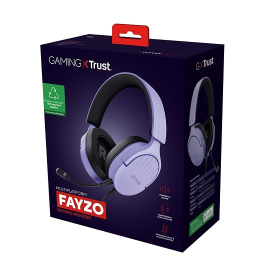 TRUST GXT489P FAYZO HEADSET PURPLE