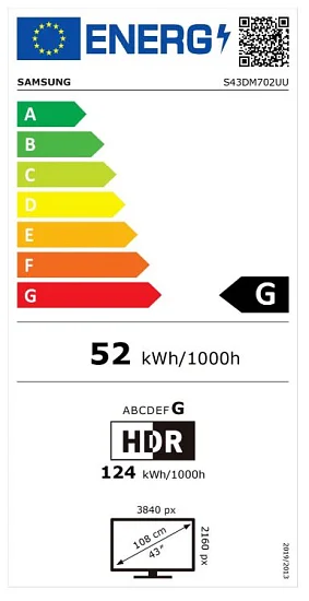 Samsung Smart M7/LS43DM702UUXDU/43