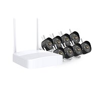 Tenda K8W-3TC - bezdrátový Wi-Fi kamerový set 2K (3MP), NVR + 8x IP kamera s LED, CZ aplikace