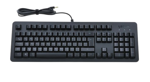 Lenovo Legion K300 RGB/Drátová USB/CZ-SK layout/Černá