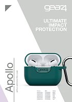 GEAR4 D3O Apollo pouzdro Airpods Pro - mod/zel.