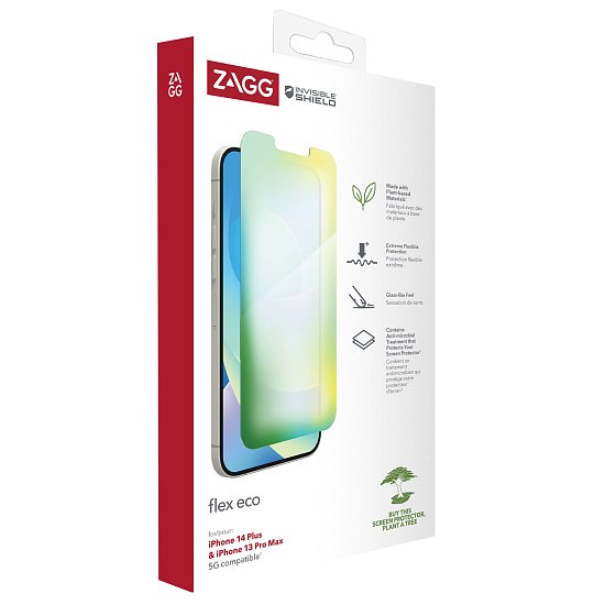 InvisibleShield Flex ECO hybrid. sklo iPhone 14 Plus/13Pro Max