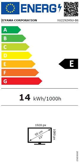 iiyama ProLite/XU2292HSU-B6/21,5