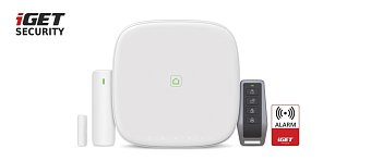 iGET SECURITY M5-4G Lite - Inteligentní 4G/WiFi/LAN alarm, ovládání IP kamer a zásuvek, Android, iOS