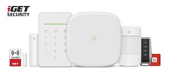 iGET SECURITY M5-4G Premium - Inteligentní 4G/WiFi/LAN alarm, ovládání kamer a zásuvek, Android, iOS