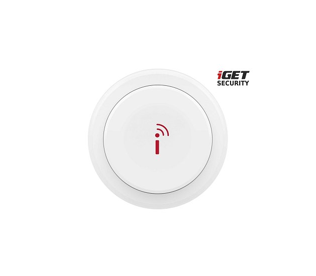 iGET SECURITY EP7 - bezdrátové nastavitelné Smart tlačítko a zvonek pro alarm M5