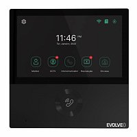 EVOLVEO DoorPhone AHD7, Sada domácího WiFi videotelefonu s ovládáním brány nebo dveří, černý monitor