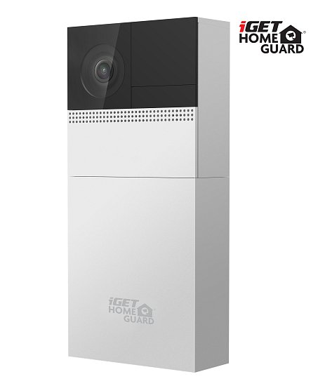 iGET HOMEGUARD HGBVD853 - WiFi bateriový videozvonek, FullHD, obousměrný zvuk, PIR senzor, 6700 mAh