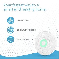 AirThings Wave plus - senzor kvality ovzduší, radonu, vlhkosti, teploty, VOC, CO2 a tlaku