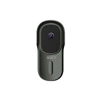 iGET HOME Doorbell DS1 Anthracite - WiFi bateriový videozvonek, FullHD, obousměrný zvuk, CZ aplikace