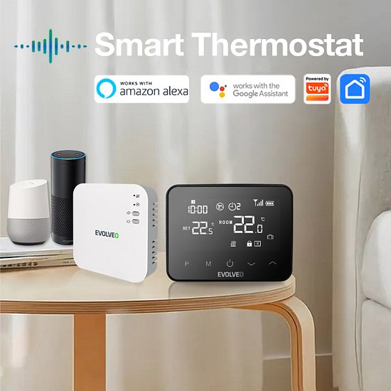 EVOLVEO Thermal, chytrý bezdrátový programovatelný termostat