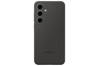 Samsung Silikonový zadní kryt pro Samsung Galaxy S24 FE Black