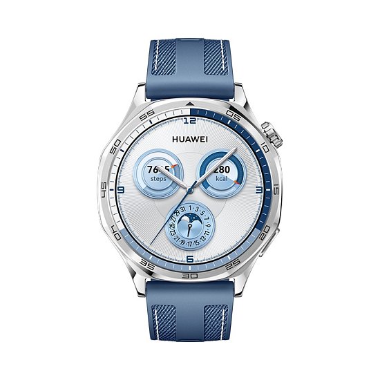 Huawei Watch GT 5/46mm/Silver/Elegant Band/Blue