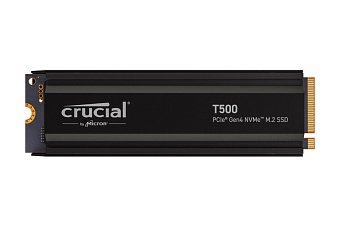 Crucial T500 4TB PCIe Gen4 NVMe M.2 SSD heatsink