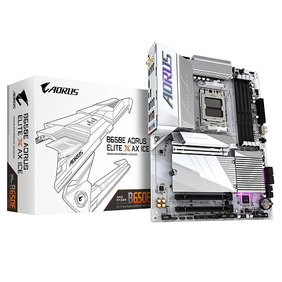 GIGABYTE B650E AORUS ELITE X AX ICE/AM5/ATX