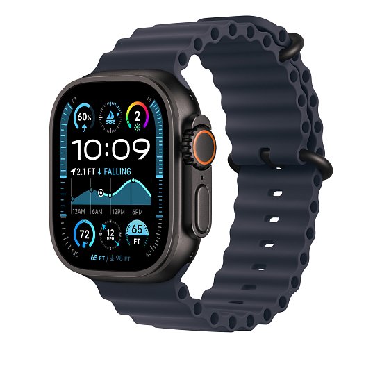 Watch Acc/49/Navy Ocean Band - Black Titan