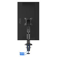 AOC - Single Monitor Arm with USB Hub