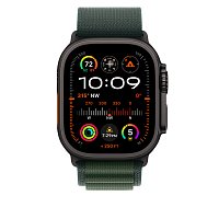 Watch Acc/49/Dark Green Alpine Loop-S-Black Titan