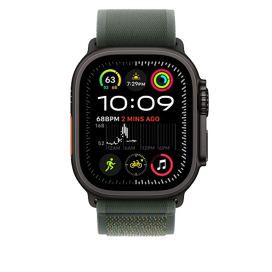 Watch Acc/49/Green Trail Loop - S/M - Black Titan