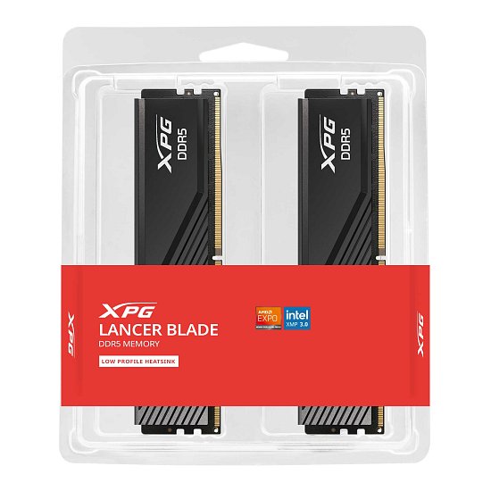 Adata Lancer BLADE/DDR5/32GB/6000MHz/CL48/2x16GB/Black