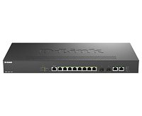 D-Link DMS-1250-12TP/E, 8x 2.5G PoE, 2x 10G SFP+, 2x 10G RJ45, 240W Smart Managed Switch