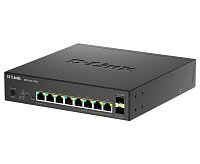 D-Link DMS-1250-10SPL/E, 8x 2.5G PoE, 2x 10G SFP+, 120W  Smart Managed Switch