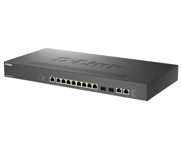 D-Link DMS-1250-12TP/E, 8x 2.5G PoE, 2x 10G SFP+, 2x 10G RJ45, 240W Smart Managed Switch