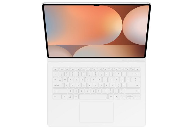 Samsung Ochranný kryt s klávesnicí a touchpadem pro Tab S10 Ultra/S9 Ultra White