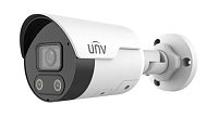 Uniview IPC2124LE-ADF28KMC-DL, 4Mpix IP kamera, bullet, objektiv 2,8 mm (97°), IR+bílý přísvit 30m