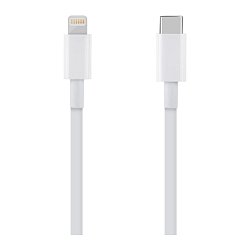 OBAL:ME Fast Charge USB-C/Lightning Kabel 1m White