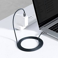 Baseus CAJY000701 Crystal Shine Series Datový Kabel USB-C - USB-C 100W 2m Black