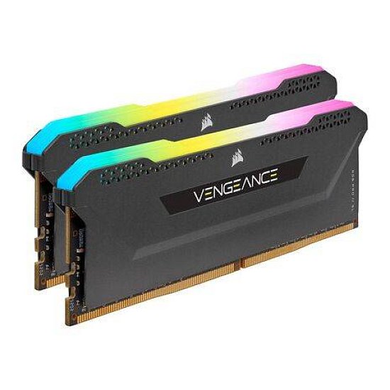 Corsair Vengeance RGB PRO SL/DDR4/32GB/3200MHz/CL16/2x16GB/RGB/Black