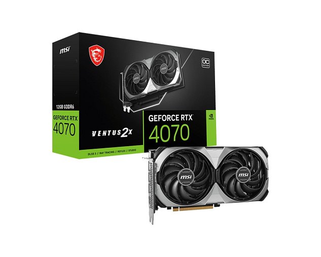 MSI GeForce RTX 4070 VENTUS 2X E1/OC/12GB/GDDR6