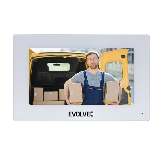 EVOLVEO DoorPhone AP1/AP2 - rozšiřující monitor pro dvoudrátové systémy videotelefonů, bílý