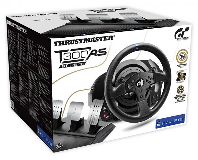 Thrustmaster Sada volantu T300 RS a 3-pedálů T3PA,  GT Edice pro PS5 , PS4, PS3 a PC