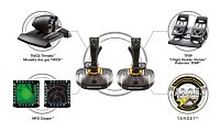 Thrustmaster Joystick T16000M Space sim duo stick HOTAS