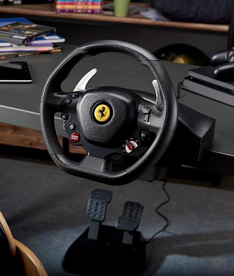 Thrustmaster Sada volantu a pedálů T80 Ferrari 488 GTB Edition pro PS4 a PC