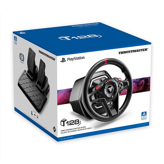 Thrustmaster sada volantu a pedálů T128 pro PC , PS4 a PS5