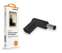 Aligator USB-C napájecí redukce 5,5 x 2,1 mm pro notebooky Acer/Compaq/HP/Fujitsu/Toshiba