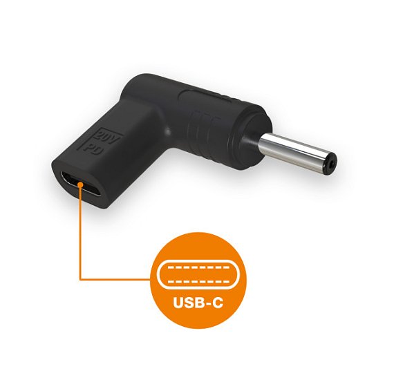 Aligator USB-C napájecí redukce 4,0 x 1,35 mm pro notebooky Asus