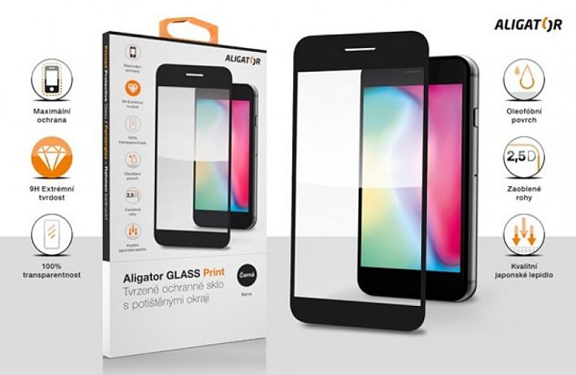 Aligator sklo GLASS PRINT Xia Redmi Note 13 Pro 5G