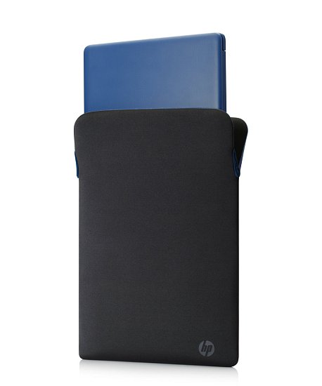 HP Protect. Revers. 15.6 Black/Blue Laptop Sleeve