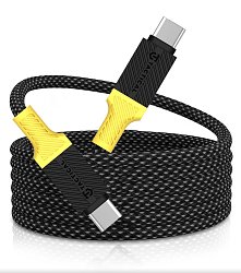 Tactical MagRope USB-C/USB-C 1m Black/Yellow