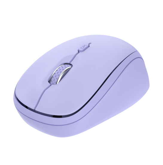 TRUST YVI+ MULTI-DEVICE WIRELESS MOUSE PURPLE