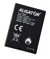 ALIGATOR Baterie A675/A670/A620/A430/A680/VS900, 900 mAh Li-Ion, originální