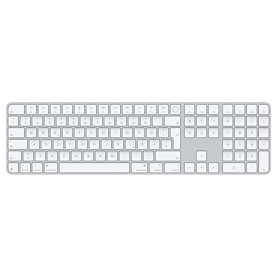 Magic Keyboard Numeric Touch ID - German - White