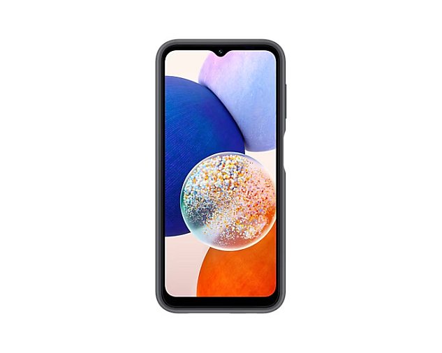 Samsung Zadní kryt s kapsou na kartu pro Samsung Galaxy A14 Black