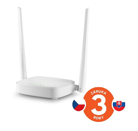 Tenda N301 WiFi N Router 802.11 b/g/n, 300 Mbps, WISP, Universal Repeater, AP, 2x 5 dBi antény